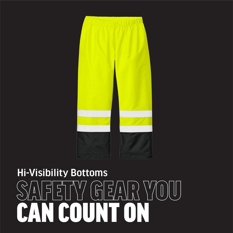 Cornerstone Unisex ANSI Class E Pull-On Rain Pant | Lightweight Reflective Work Pants for Men & Women, Fully Seam Sealed - Image 4